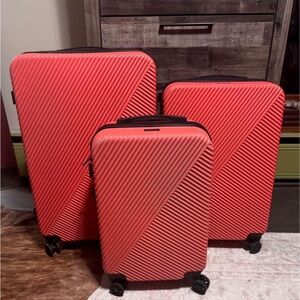 CALPAK Pink Luggage Set